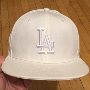 White LA Hat